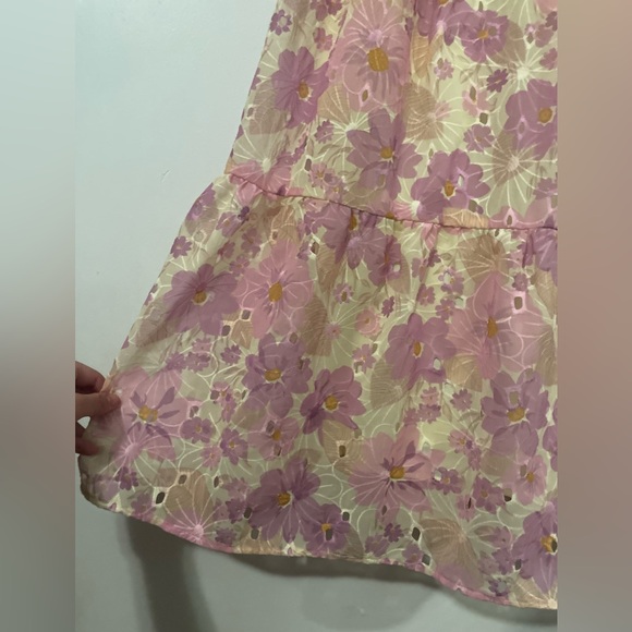 Multicolour Floral Ruffled Midi Dress - Picture 7 of 12